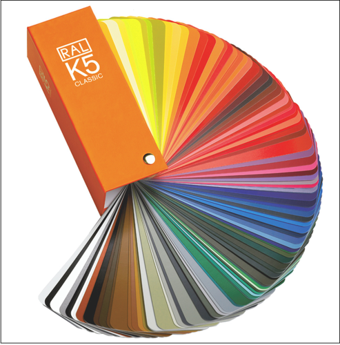 Carta de colores RAL Classic K5.