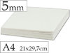 Blanco 5 mm A4 ( 21x29,7 cm) No Adhesivo 