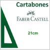 Cartabon Faber Castell Verde 21 cm.