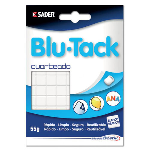 Masilla adhesiva reutilizable Blu-Tack