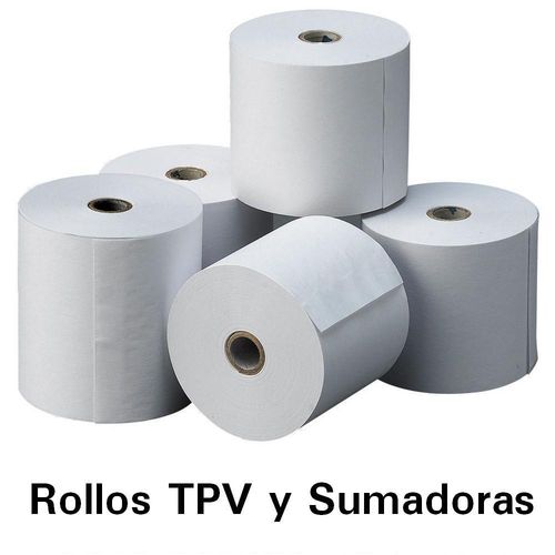 Rollos Papel TPV y Sumadoras Normal.