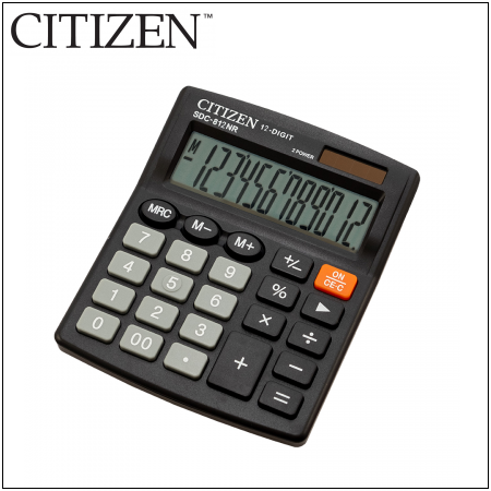 Calculadora Citizen 12 Digitos.