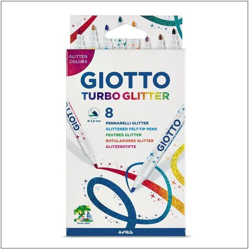 Rotuladores Giotto Turbo Glitter.