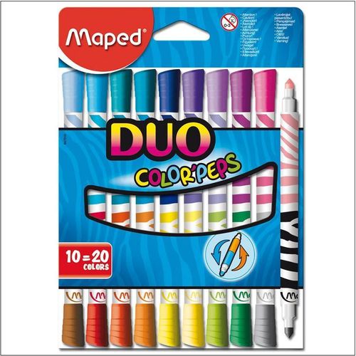 Rotuladores Maped Color´Peps Duo.