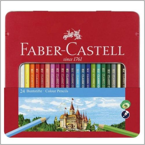 Lápices Faber Castell Ecolapiz. Caja Metal.